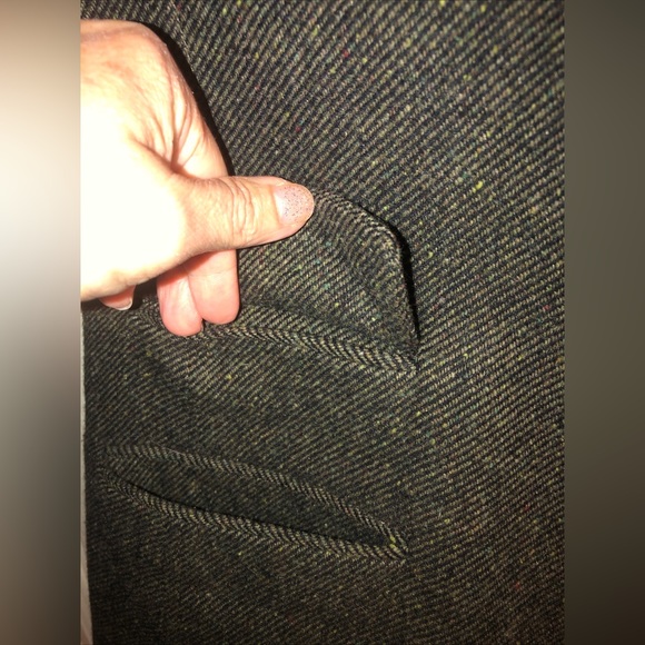 Banana Republic Jacket olive green 2 button blazer, wool. SZ 6 - Picture 7 of 15